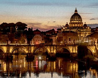 Картина Stamprint Рим АT004 (80x100)