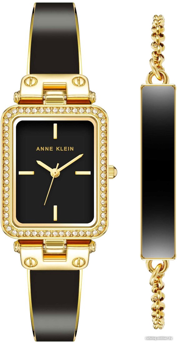 

Наручные часы с украшением Anne Klein 3898BKST