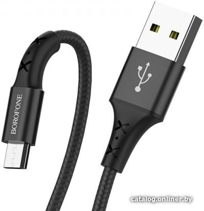 Кабель Borofone BX20 microUSB 1 м (черный)