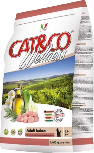 

Сухой корм для кошек Adragna Cat&co Wellness Adult Indoor Lamb&Potatoes 1.5 кг