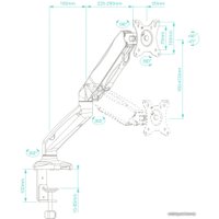 Кронштейн для монитора Onkron G80W