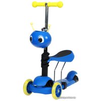 Трехколесный самокат Graffiti 7350703 (синий)