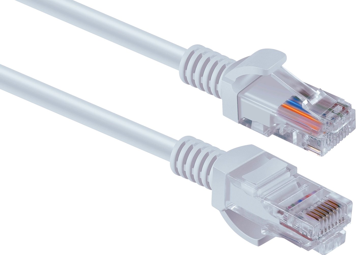 Кабель Defender RJ45-05 RJ45-RJ45 (5 м, серый)