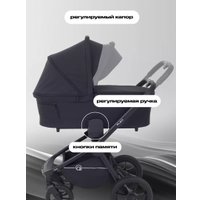 Универсальная коляска Rant Flex 3в1 RA077 (черный)