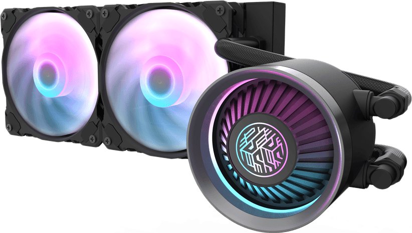 

Система жидкостного охлаждения для процессора dark Flash Nebula DN-240 (черный)