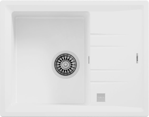 

Кухонная мойка TEKA Stone 45 S-TG 1B 1D 115330054 (белый)