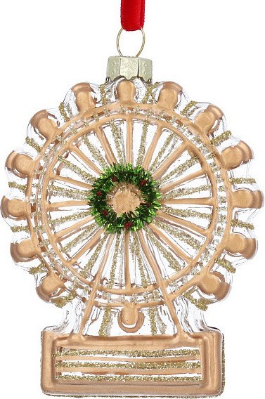 

Елочная игрушка Gisela Graham London Christmas Колесо обозрения 01267