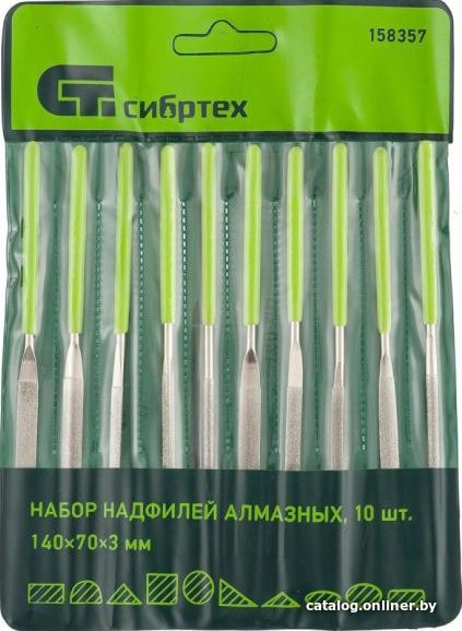 

Набор напильников СибрТех 158357 (10 предметов)