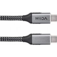 Кабель VCOM CU420M-1.8M USB 3.2 Gen2 Type-C - USB 3.2 Gen2 Type-C (1.8 м, черный)