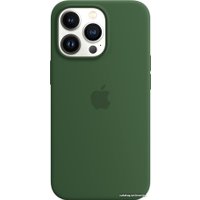 Чехол для телефона Apple MagSafe Silicone Case для iPhone 13 Pro (зеленый клевер)