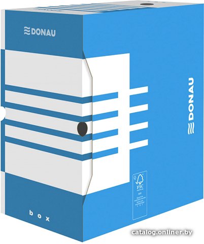 Коробка архивная Donau 7663301FSC-10 (синий)