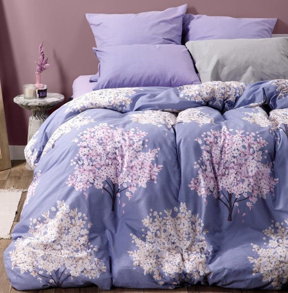 

Постельное белье Ночь Нежна Весенние деревья 71107-1+70895-4 (2-спальный, 70x70)