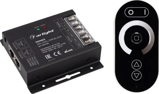 Диммер RGBW Arlight ARL-Oval-Dim Black 027156