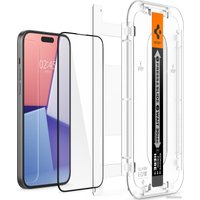 Защитное стекло Spigen Glass TR EZ Fit FC для iPhone 15 AGL06908