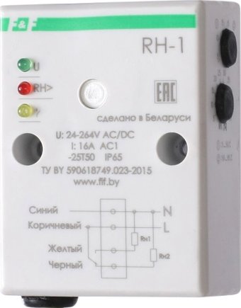 Реле контроля фаз Евроавтоматика F&F Влажность RH-1 EA07.003.001