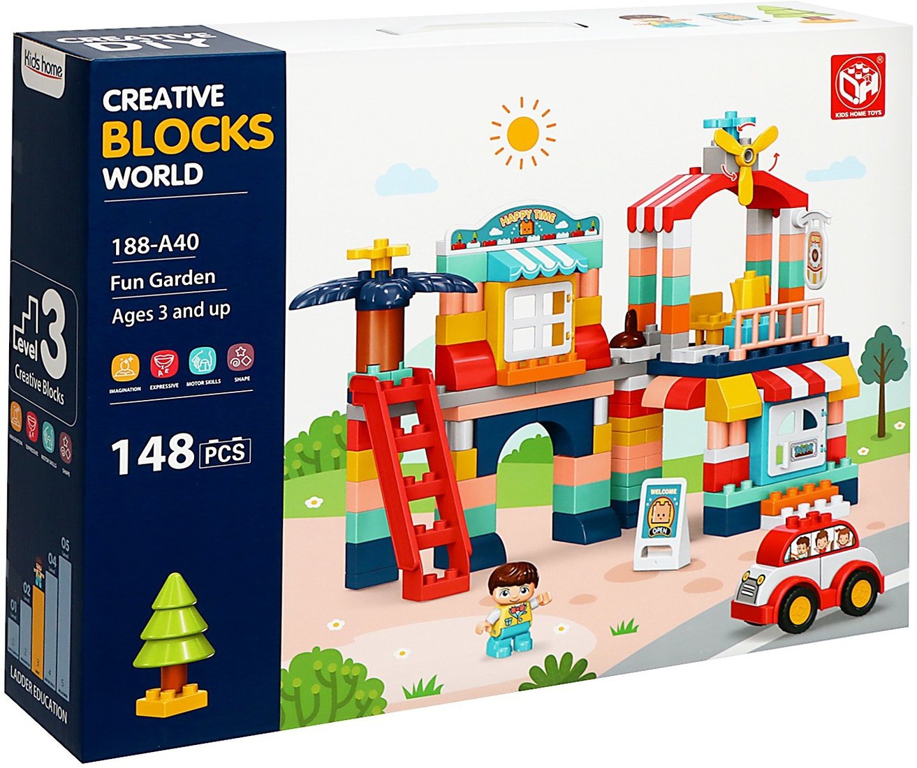 

Конструктор Kids Home Toys Загородный домик 188-A40 9655735 (148 эл)