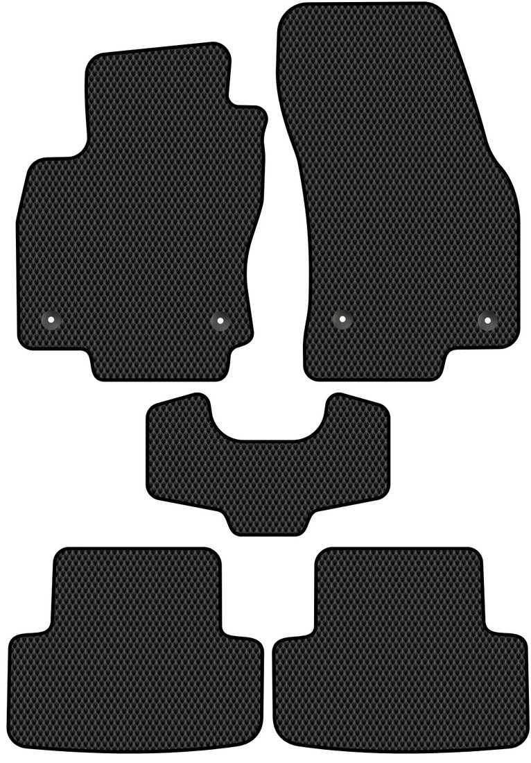 

Комплект ковриков для авто Alicosta Skoda Karoq (suv / NU7) 2017 - Н.В. (черный, ромб)