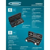 Универсальный набор инструментов GROSS 14146 (42 предмета)