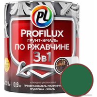 Грунт-эмаль Profilux По ржавчине 3в1 (0.9 кг, зеленый)