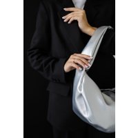 Женская сумка MT.style Hobo (серебристый)