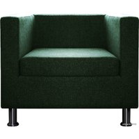 Интерьерное кресло Brioli Билли (рогожка, J8 темно-зеленый)