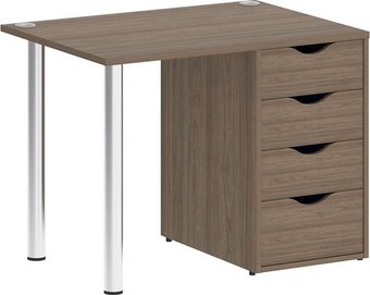 Стол Riva Home Office VR.SP-3-98.4 Silver (вяз благородный)