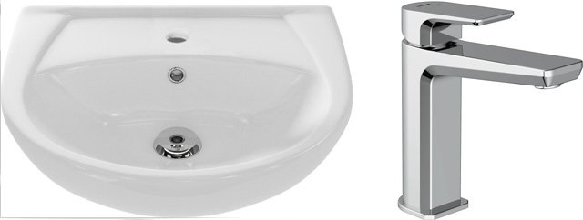

Умывальник Cersanit Erica 55 S-UM-ERI-55-1-W + 63063