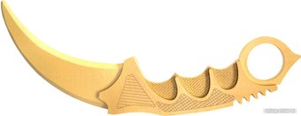 Нож игрушечный VozWooden Керамбит Голд Стандофф 2 1001-0218