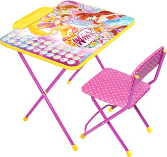 Складной стол Nika В2А Азбука Winx