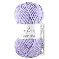 Пряжа для вязания Wolans Yarns Bunny Baby 15 100 г 120 м (сирень, 5 мотков)