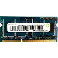 Оперативная память Ramaxel 4GB DDR3 SODIMM PC3-12800 RMT3170EB68F9W-1600
