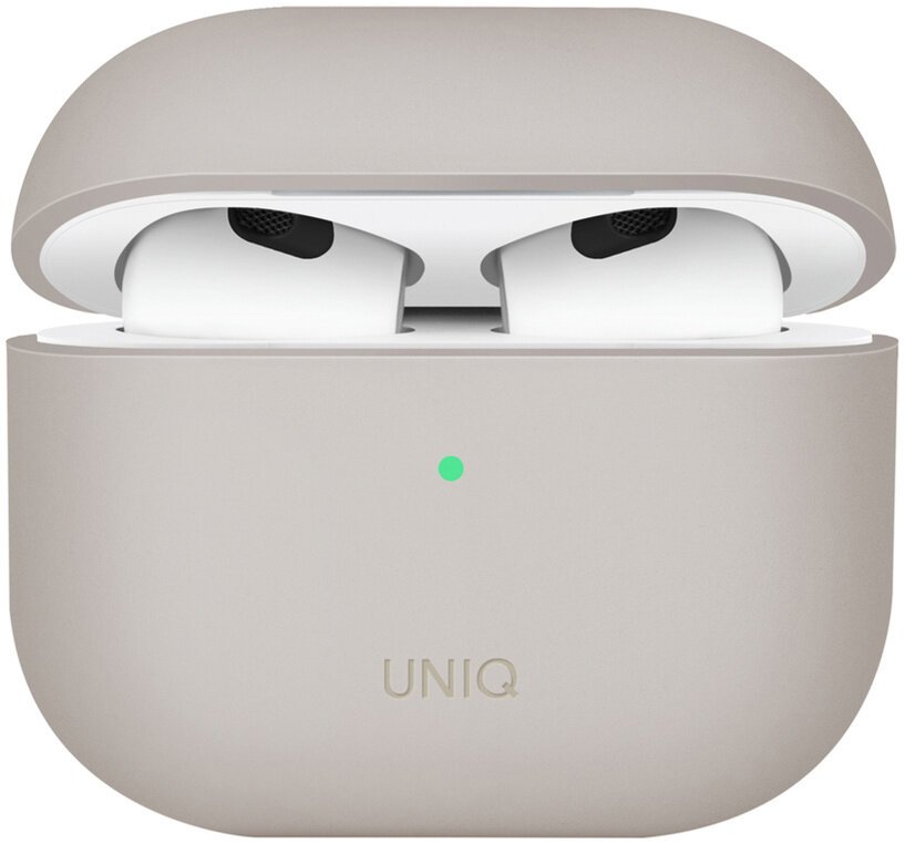 

Чехол Uniq Lino для AirPods 3 AIRPODS(2021)-LINOIVY (бежевый)