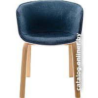 Стул с подлокотниками Mio Tesoro Итри SC-256F (темно-синий/белый)