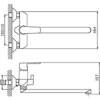 Смеситель Haiba HB22804
