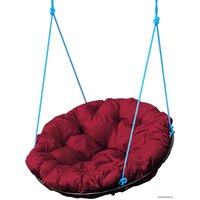 Подвесное кресло M-Group Папасан 12039902 (бордовая подушка)