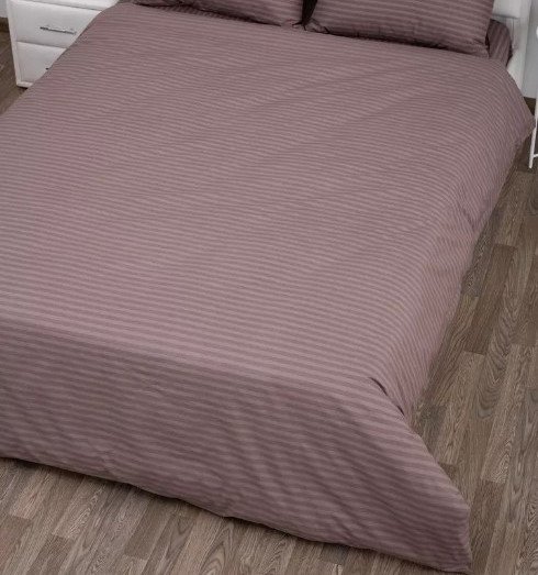 

Постельное белье Миланика Какао 175x217 (поплин-страйп)