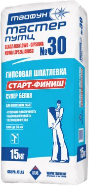 

Шпатлевка Тайфун МАСТЕР №30