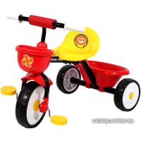 Детский велосипед Moby Kids Primo Львенок (красно-желтый)