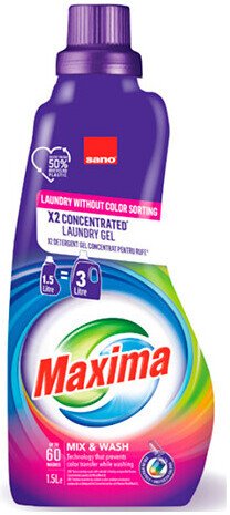 

Гель для стирки Sano Maxima Mix&Wash (1.5 л)