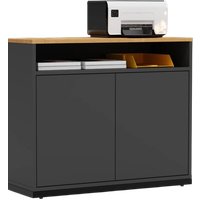 Тумба Crafto Тина 04 90x40x75 (графит дуб)