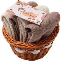 Набор полотенец Этель Stay Beautiful 7575191 (4 шт, коричневый)