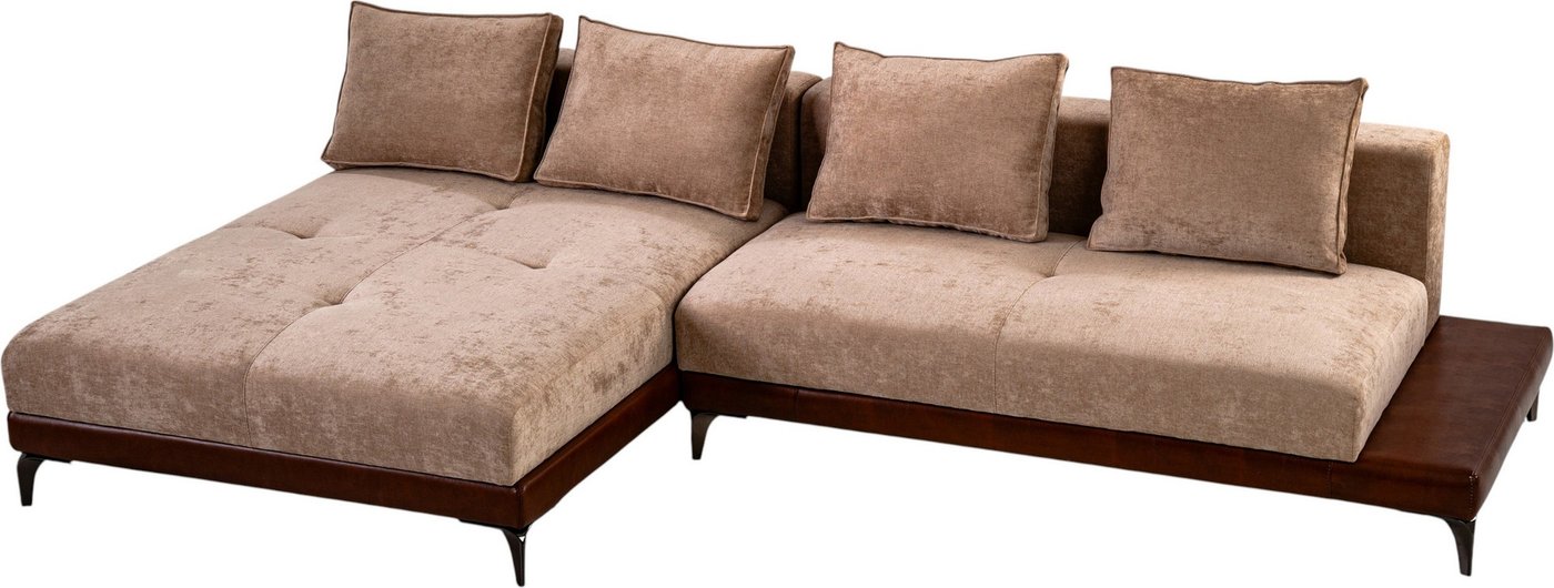 

Угловой диван Mio Tesoro Римини Ри-4УСнр-Пм (JH3565-6 A. Leather 5807-12)