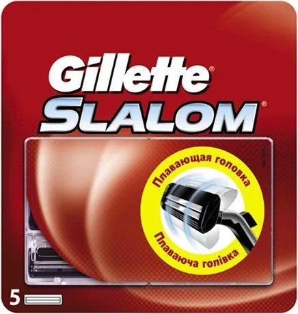 

Сменные кассеты для бритья Gillette Slalom (5 шт)