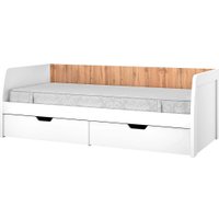 Кровать-тахта Anrex Taurus 90-2 (белый/дуб вотан)