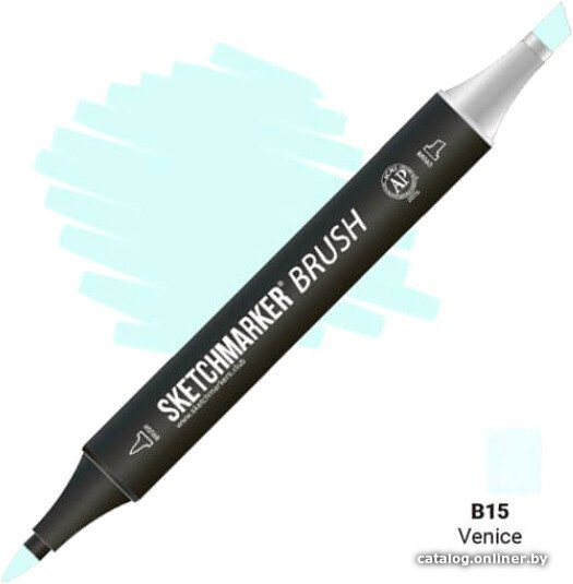 

Маркер художественный Sketchmarker Brush Двусторонний B15 SMB-B15 (венеция)