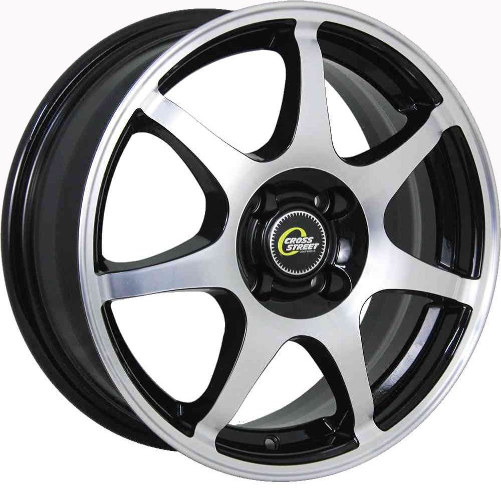 

Литые диски Cross Street CR-15 16x6.5" 5x114.3мм DIA 67.1мм ET 38мм BKF