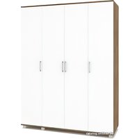 Шкаф распашной Modern Ева Е40 (табачный дуб/белый)