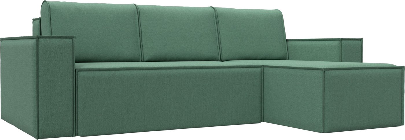 

Угловой диван Лига диванов Куба правый 124608 (рогожка амур зеленый)