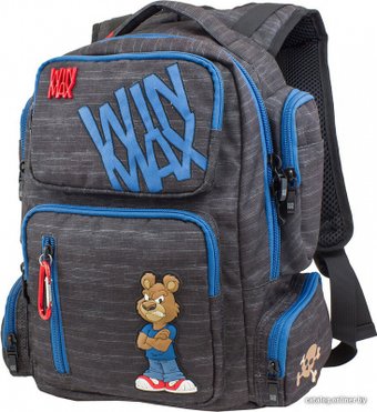 Школьный рюкзак WinMax K-544 (черный/синий)