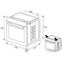 Электрический духовой шкаф Hotpoint FE8 S832 DSH BLG